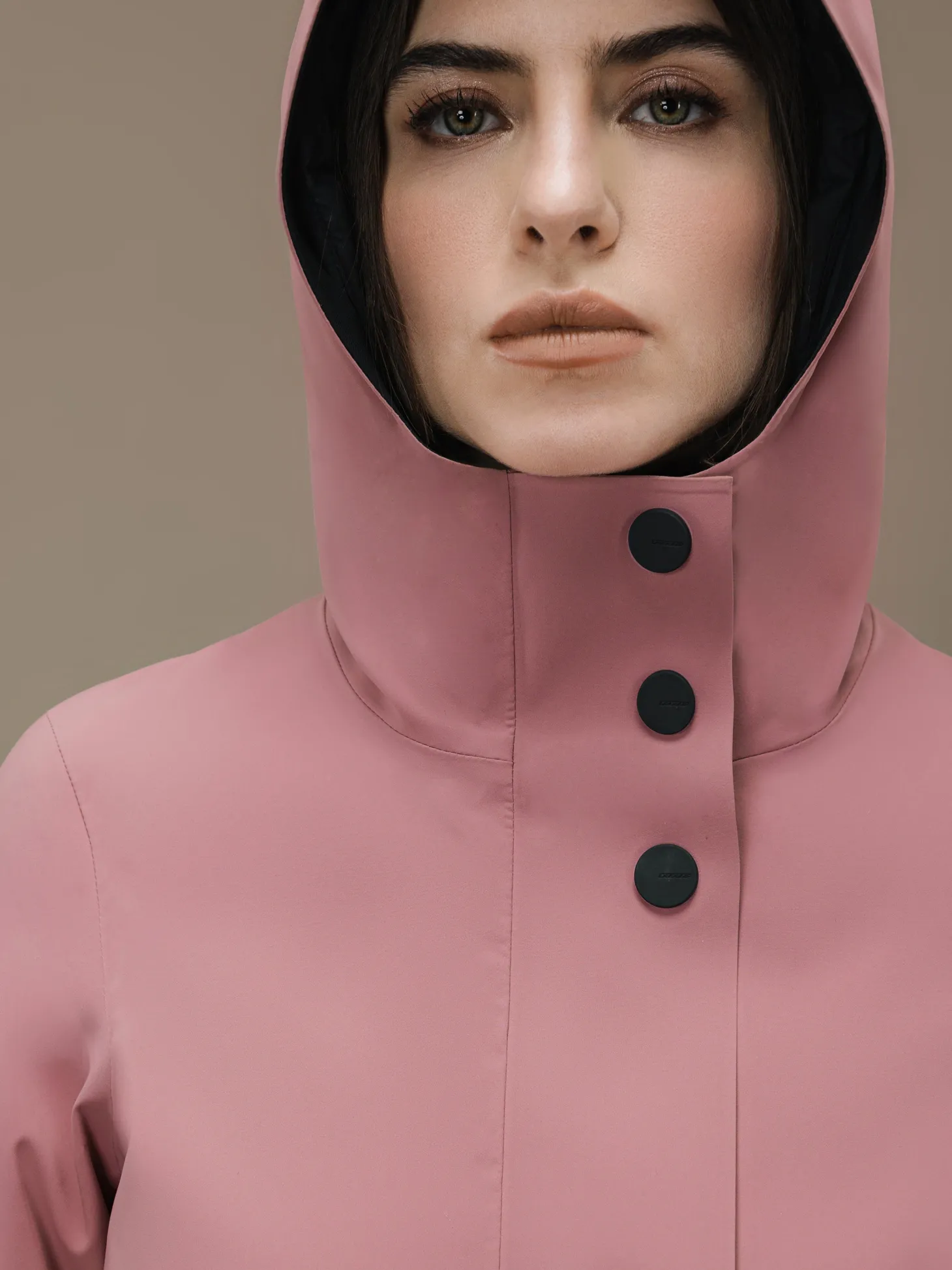 Giacche*Roberto Ricci Designs Color Detachable Parka Short Wom Jkt