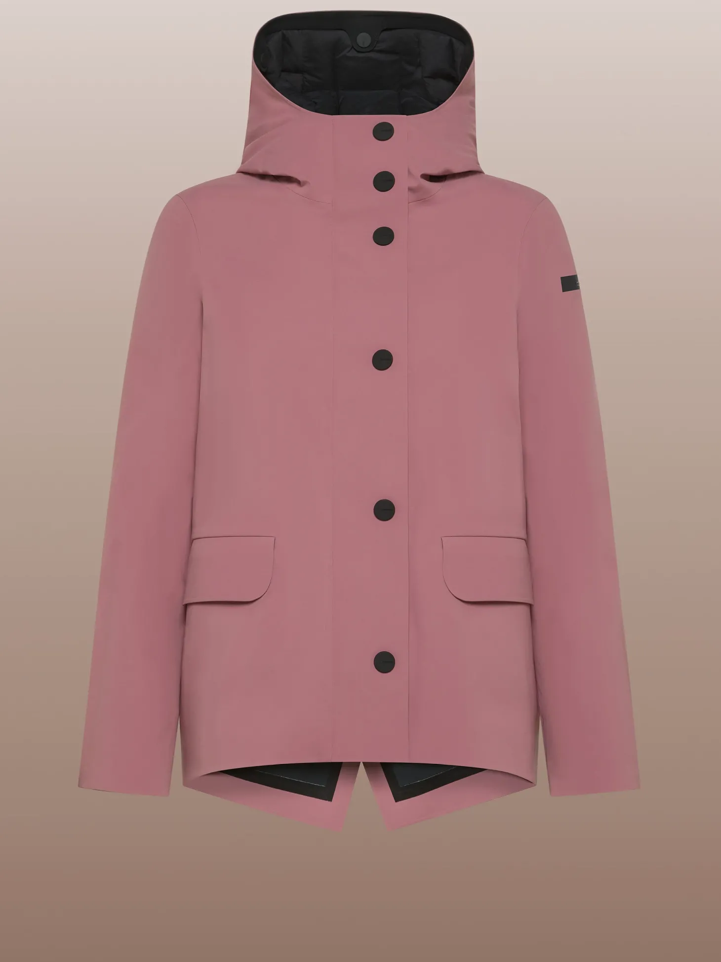 Giacche*Roberto Ricci Designs Color Detachable Parka Short Wom Jkt