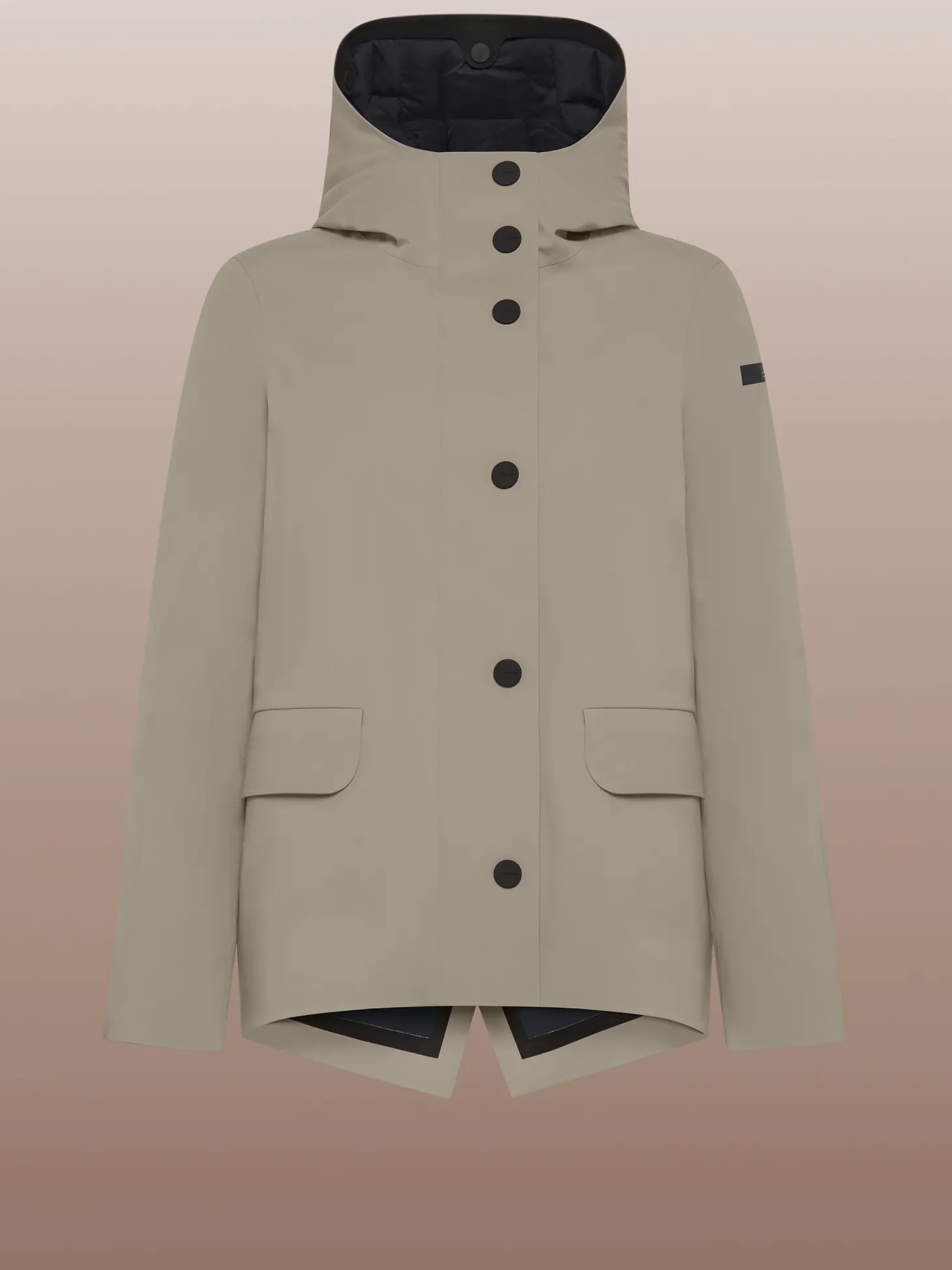 Giacche*Roberto Ricci Designs Color Detachable Parka Short Wom Jkt