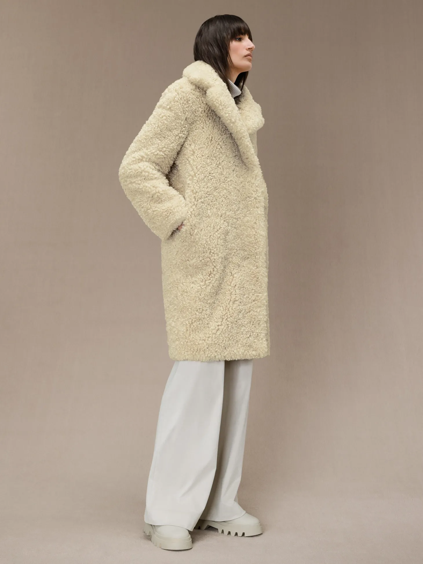 Giacche*Roberto Ricci Designs Lamb Coat Wom Jkt