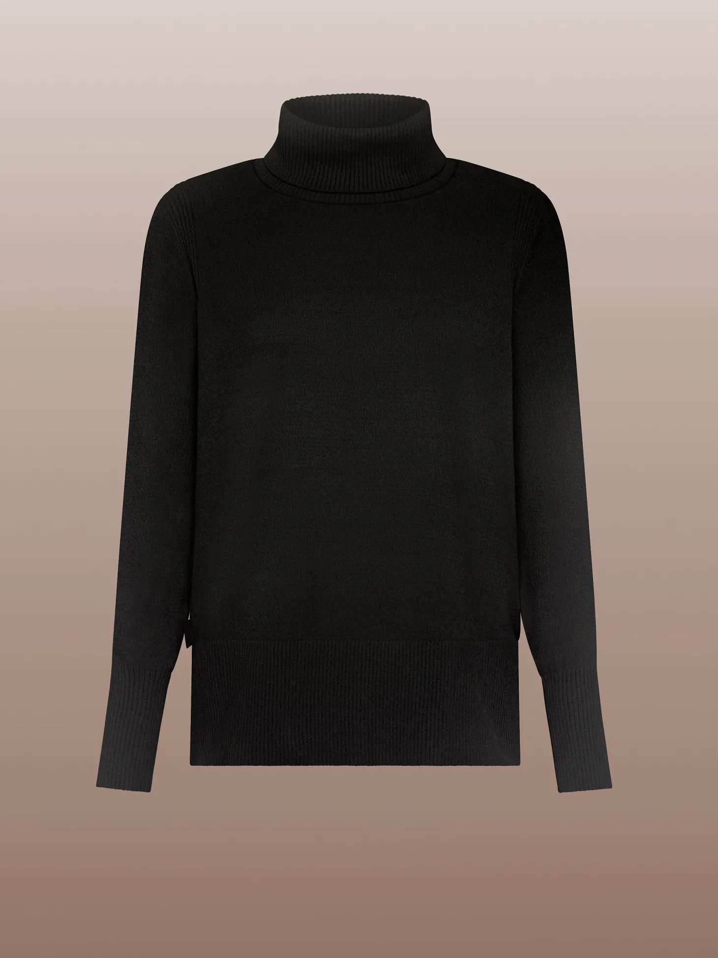 Maglieria*Roberto Ricci Designs Velvet Vent Turtleneck Wom Knit